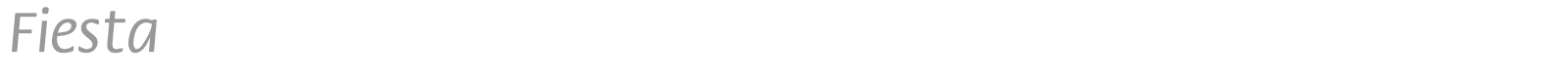 Fiesta font preview